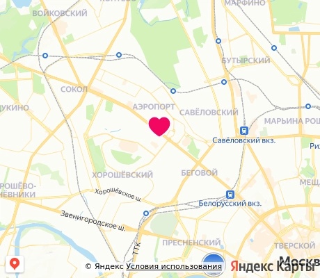 На карте