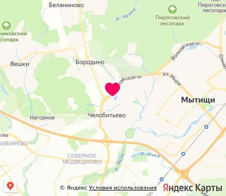 На карте