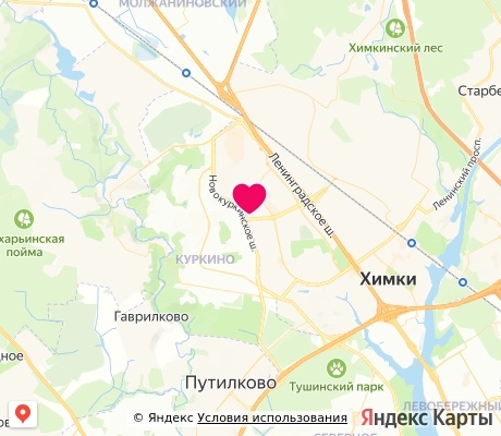 На карте