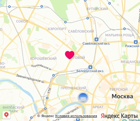 На карте