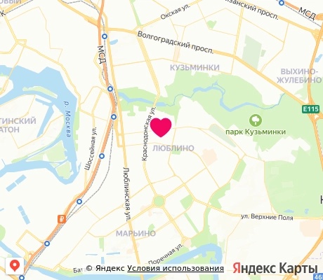 На карте