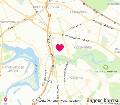 На карте