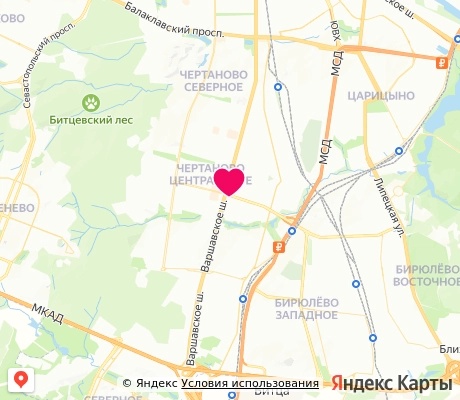 На карте