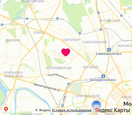 На карте
