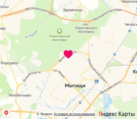На карте