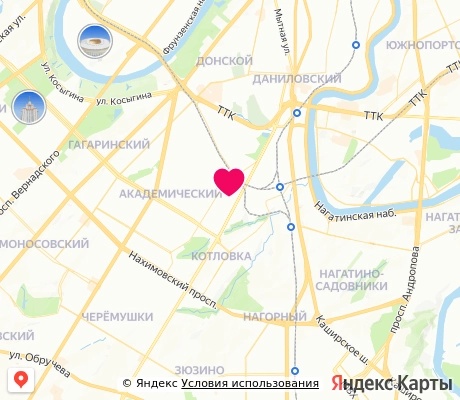 На карте