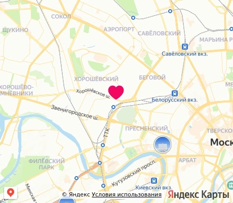 На карте