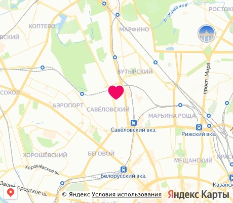 На карте