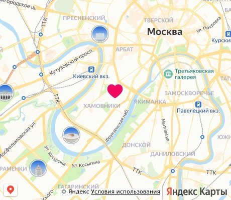 На карте