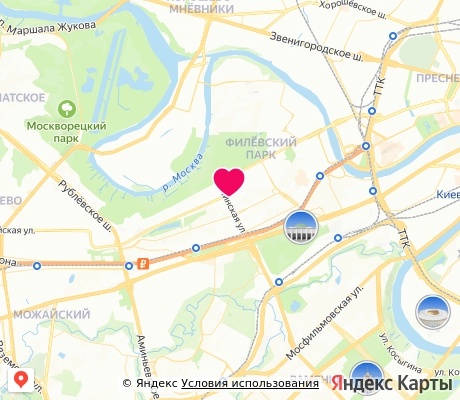 На карте