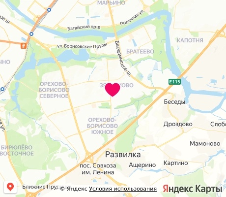 На карте