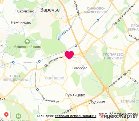 На карте