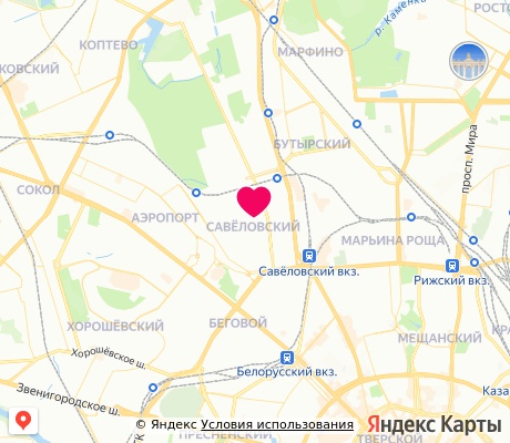 На карте