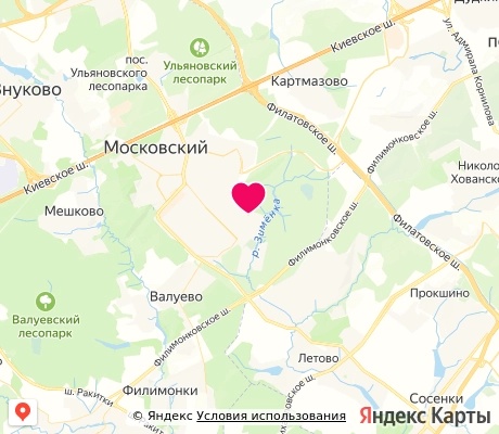 На карте