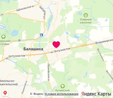На карте