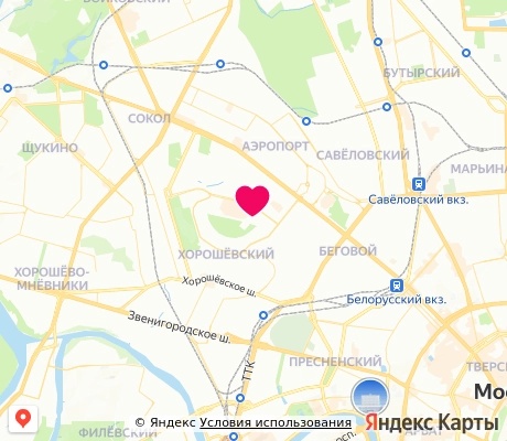 На карте