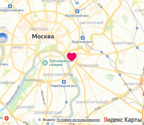 На карте