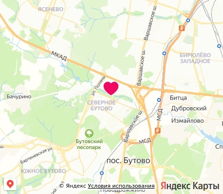 На карте