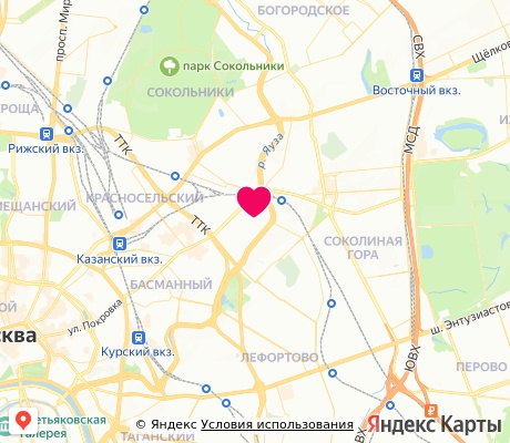 На карте