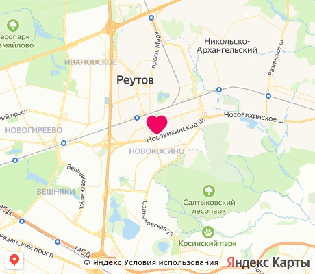 На карте