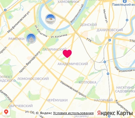 На карте