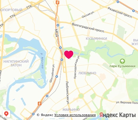 На карте