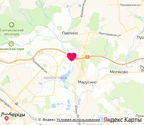 На карте