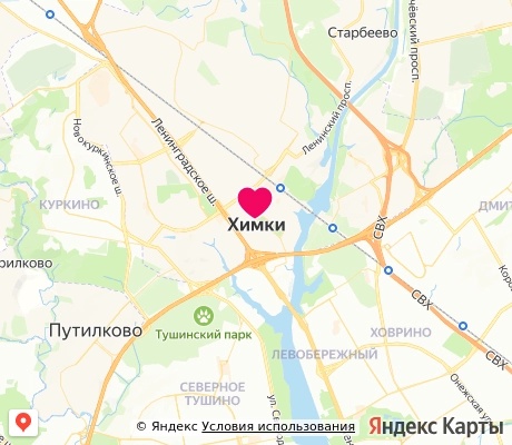 На карте