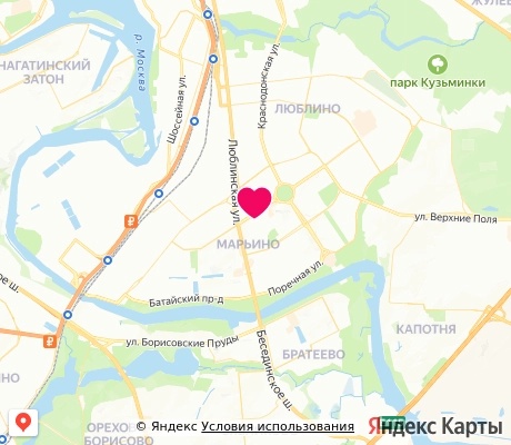 На карте