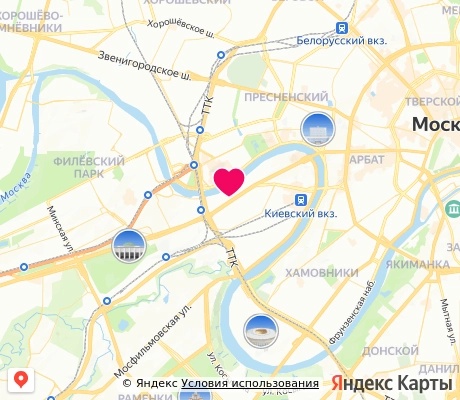 На карте