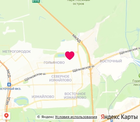 На карте