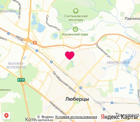 На карте