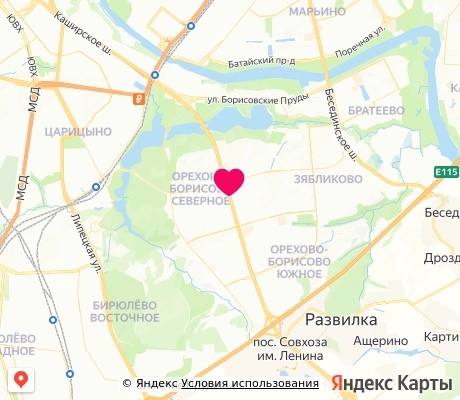 На карте