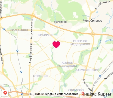 На карте