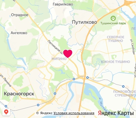На карте