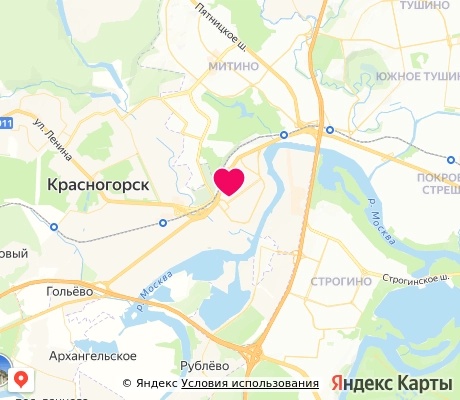 На карте