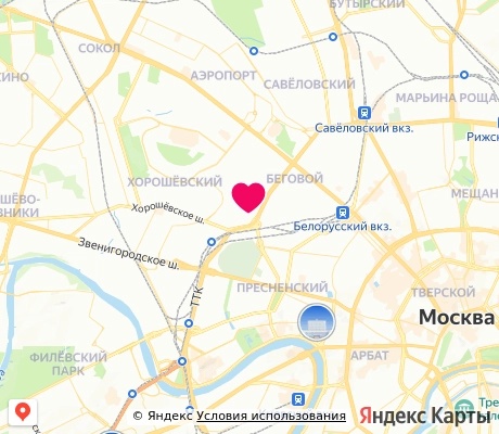 На карте