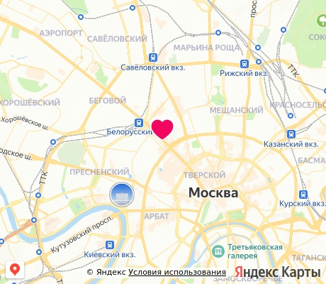 На карте