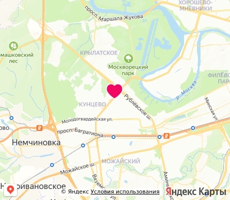 На карте