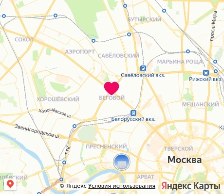 На карте