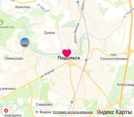 На карте
