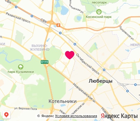 На карте