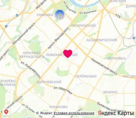 На карте