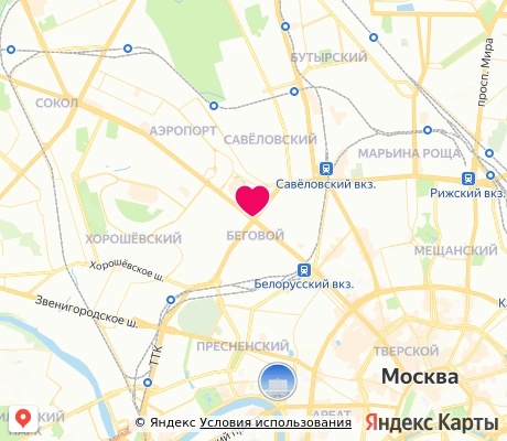 На карте