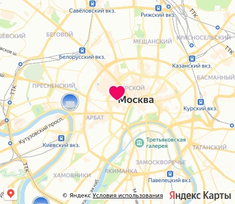 На карте