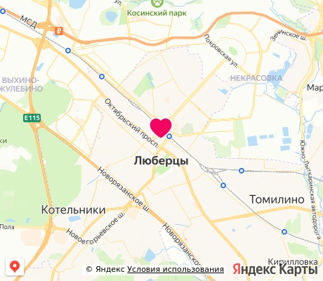 На карте