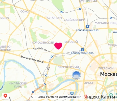 На карте