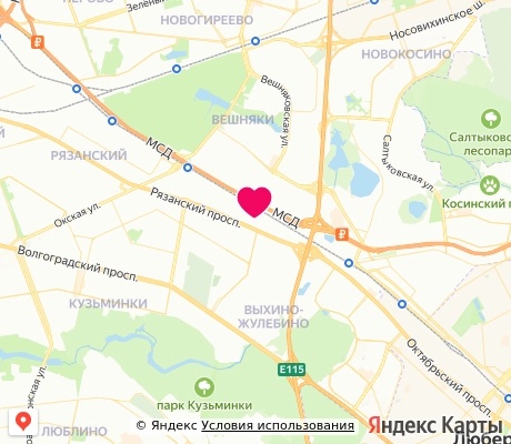 На карте
