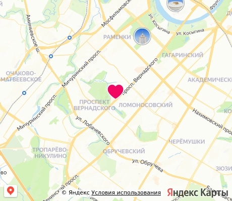 На карте