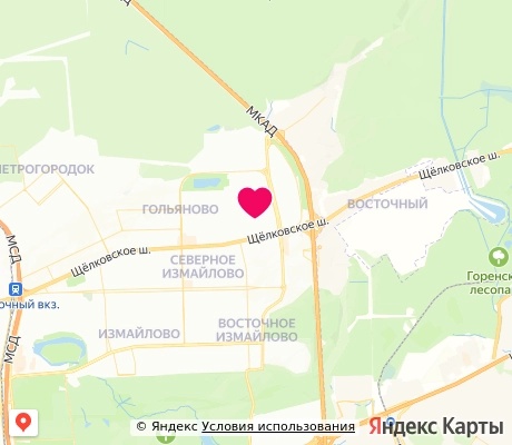 На карте